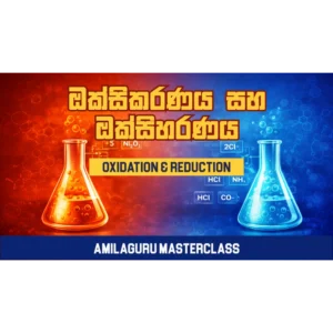 Oxidation & Reduction Sinhala - A/L Chemistry Complete Masterclass (Online)