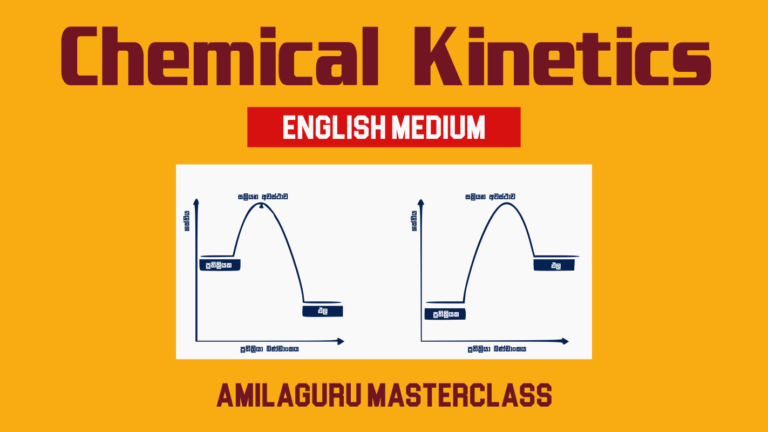Chemical Kinetics A/L Chemistry Complete Course English Medium thumbnail with activation energy diagrams