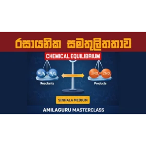 Chemical Equilibrium Sinhala - A/L Chemistry Complete Masterclass