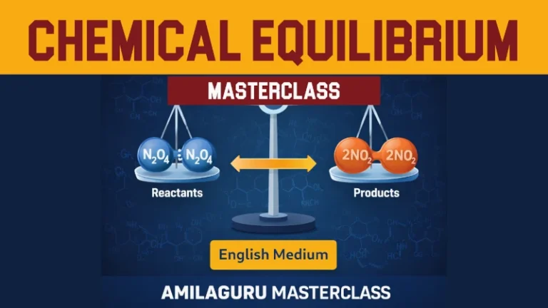 Chemical Equilibrium A/L Chemistry Complete Course English Medium thumbnail showing equilibrium between N2O4 and NO2