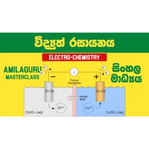 ElectroChemistry Sinhala - A/L Chemistry Complete Masterclass (Online)