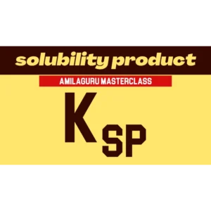 Solubility Product English - A/L Chemistry Complete Masterclass (Online)